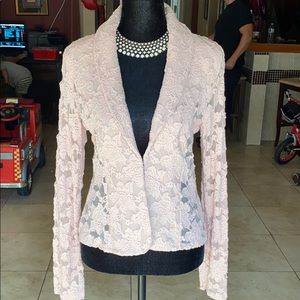 Lace blazer